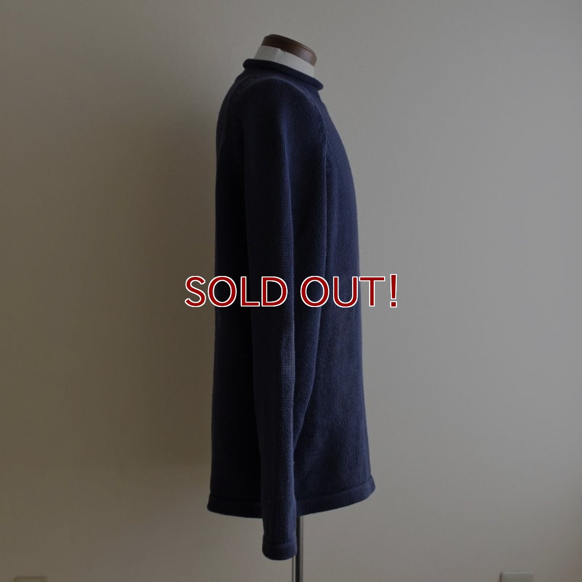 画像2: J.CREW ロールネックコットンセーター　 表記L  (2)