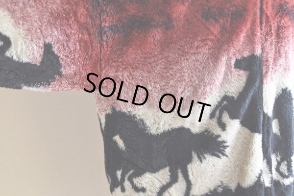 画像10: 1990s BLACK MOUNTAIN 馬柄フリースジャケット  "MADE IN USA"  表記2XL