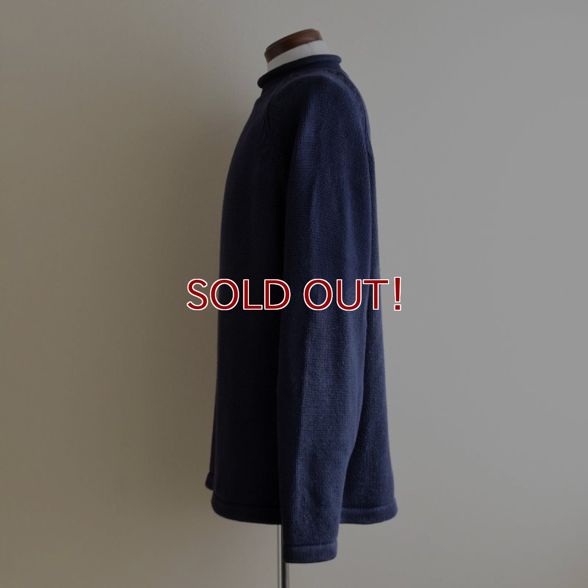 画像4: J.CREW ロールネックコットンセーター　 表記L  (4)