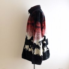 画像4: 1990s BLACK MOUNTAIN 馬柄フリースジャケット　 "MADE IN USA"　 表記2XL  (4)