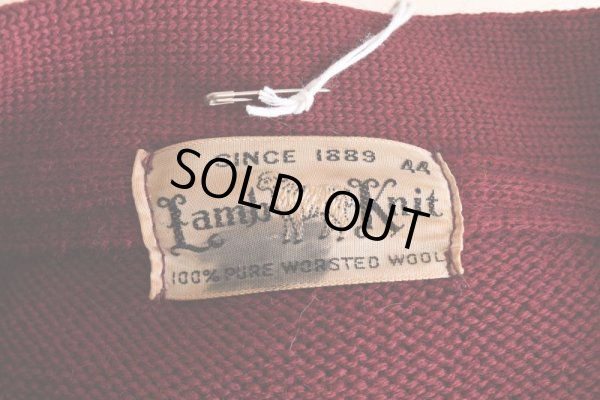 画像5: 1960s LAMB KNIT レタードカーディガン　 表記44 