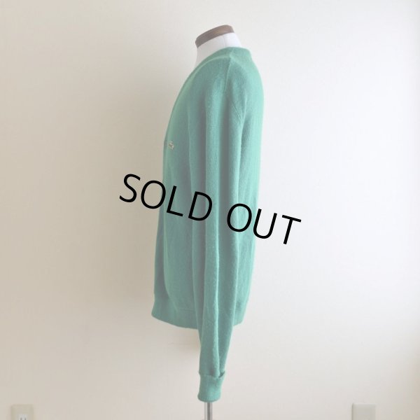 画像4: 1970s IZOD LACOSTE アクリルニットカーディガン　 表記M 