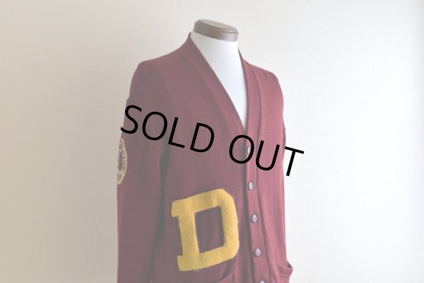 画像6: 1960s LAMB KNIT レタードカーディガン　 表記44 