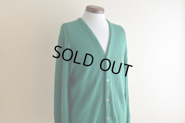 画像6: 1970s IZOD LACOSTE アクリルニットカーディガン　 表記M 