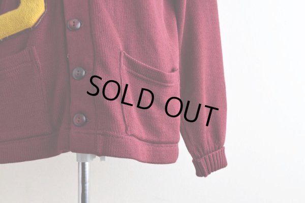 画像9: 1960s LAMB KNIT レタードカーディガン　 表記44 