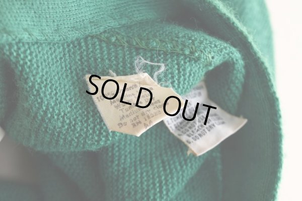 画像12: 1970s IZOD LACOSTE アクリルニットカーディガン　 表記M 