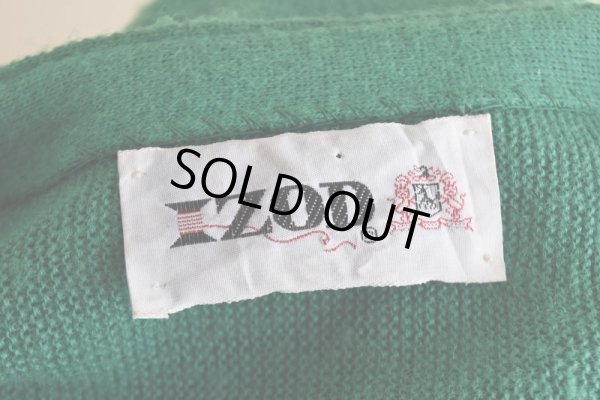 画像5: 1970s IZOD LACOSTE アクリルニットカーディガン　 表記M 