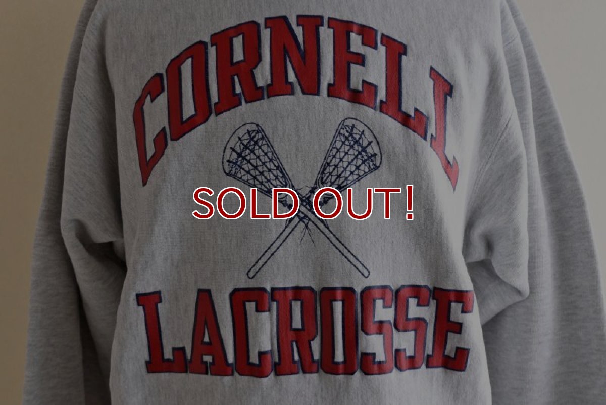 画像9: 1980s Champion リバースウィーブスウェット　 "CORNELL LACROSSE"　 表記L  (9)