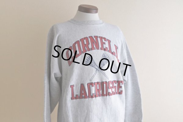 画像7: 1980s Champion リバースウィーブスウェット　 "CORNELL LACROSSE"　 表記L 