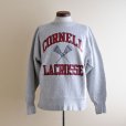 画像1: 1980s Champion リバースウィーブスウェット　<br>"CORNELL LACROSSE"　<br>表記L<br> (1)