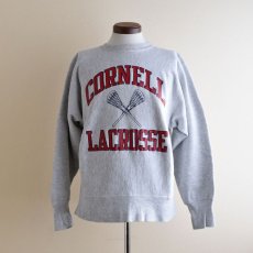 画像1: 1980s Champion リバースウィーブスウェット　 "CORNELL LACROSSE"　 表記L  (1)