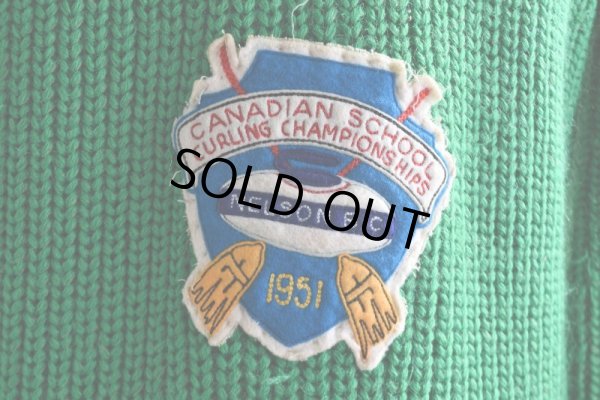 画像13: 1940-50s CURL RITE ショールカラーカーディガン　 実寸ML 