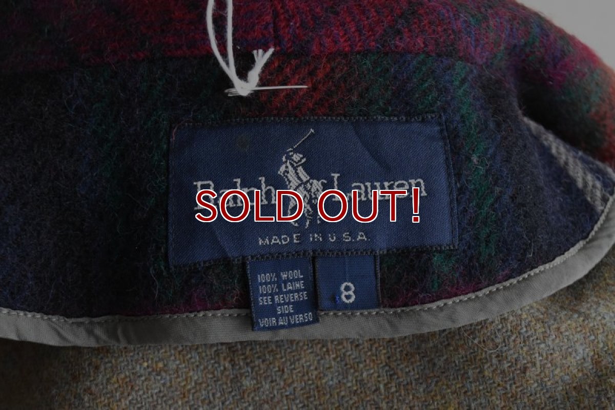 画像5: 1990s RALPH LAUREN スモーキングジャケット　 "MADE IN USA"　 表記8 (実寸ML)  (5)