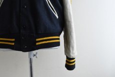 画像11: 1980s HOLLOWAY 袖レザースタジャン　 "MADE IN USA"　 表記M  (11)