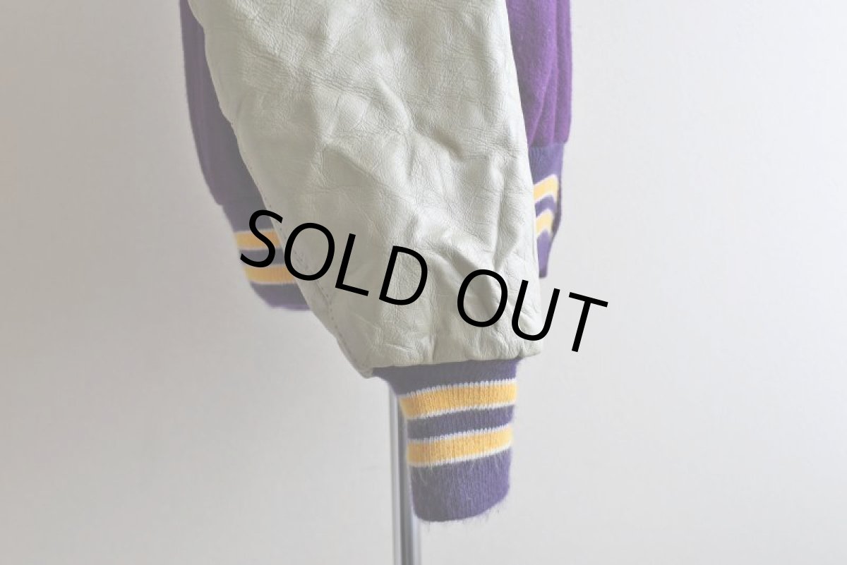 画像11: 1980s DeLONG 袖レザースタジャン　 "MADE IN USA"　 表記44  (11)