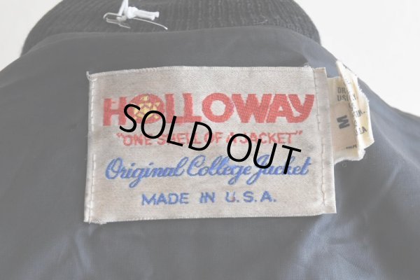 画像6: 1980s HOLLOWAY 袖レザースタジャン  "MADE IN USA"  表記M