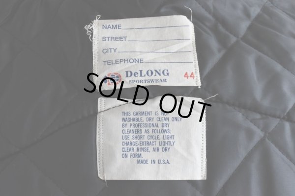 画像6: 1980s DeLONG 袖レザースタジャン　 "MADE IN USA"　 表記44 