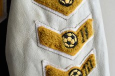 画像15: 1980s HOLLOWAY 袖レザースタジャン　 "MADE IN USA"　 表記M  (15)