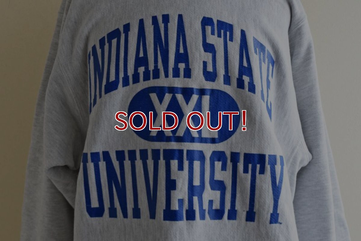 画像9: 1990s Champion リバースウィーブスウェット　 "INDIANA STATE UNIVERSITY"　 表記XL  (9)