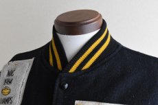 画像8: 1980s HOLLOWAY 袖レザースタジャン　 "MADE IN USA"　 表記M  (8)