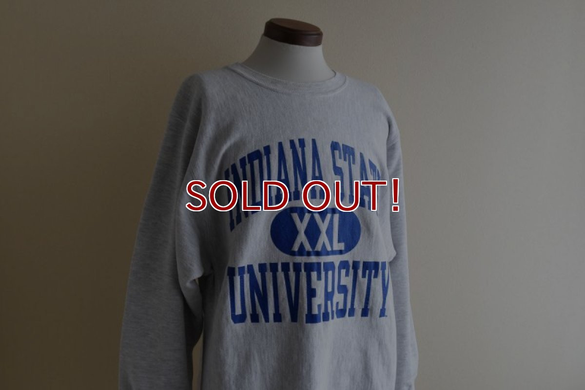 画像7: 1990s Champion リバースウィーブスウェット　 "INDIANA STATE UNIVERSITY"　 表記XL  (7)