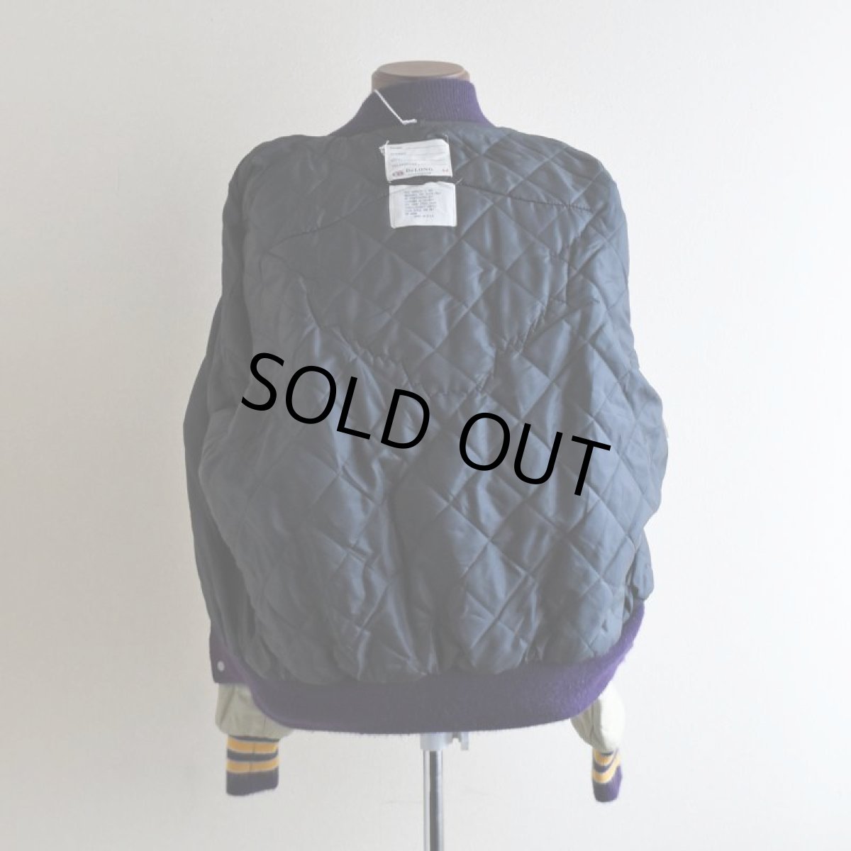 画像5: 1980s DeLONG 袖レザースタジャン　 "MADE IN USA"　 表記44  (5)