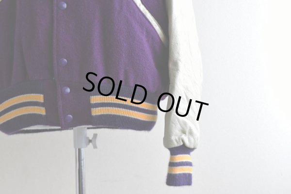 画像10: 1980s DeLONG 袖レザースタジャン　 "MADE IN USA"　 表記44 