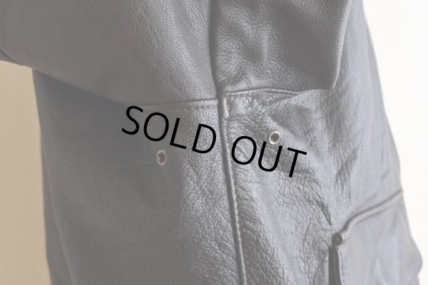 画像11: 1980s PROTECH INC A-2フライトレザージャケット　 "MADE IN USA"　 表記44 