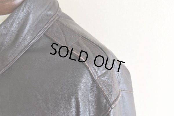 画像10: 1980s PROTECH INC A-2フライトレザージャケット　 "MADE IN USA"　 表記44 