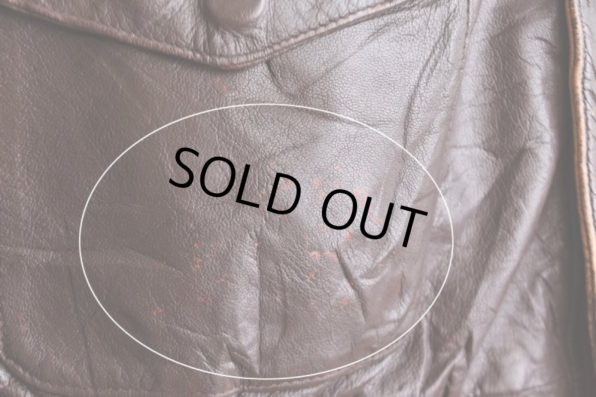 画像23: 1980-90s COOPER A-2フライトレザージャケット　 "MADE IN USA"　 表記48R  (23)