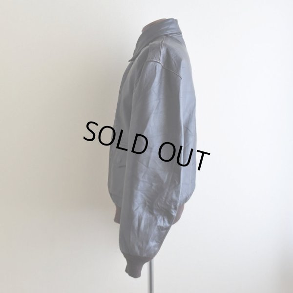 画像4: 1980s PROTECH INC A-2フライトレザージャケット　 "MADE IN USA"　 表記44 