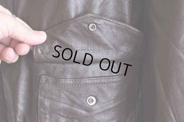 画像13: 1980-90s COOPER A-2フライトレザージャケット  "MADE IN USA"  表記48R