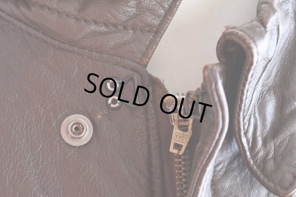 画像8: 1980-90s COOPER A-2フライトレザージャケット  "MADE IN USA"  表記48R