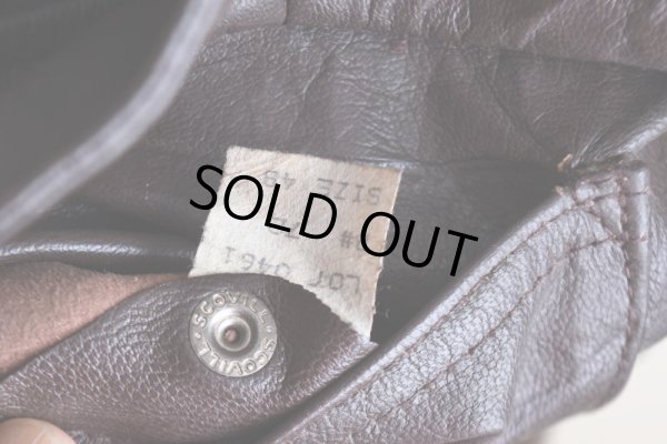 画像14: 1980-90s COOPER A-2フライトレザージャケット  "MADE IN USA"  表記48R