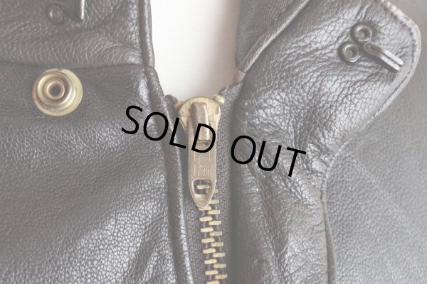 画像9: 1980s PROTECH INC A-2フライトレザージャケット　 "MADE IN USA"　 表記44 