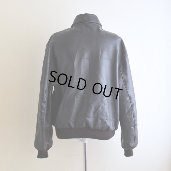 画像3: 1980s PROTECH INC A-2フライトレザージャケット　 "MADE IN USA"　 表記44 