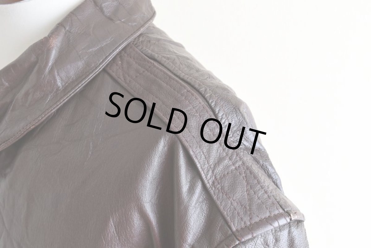 画像9: 1980-90s COOPER A-2フライトレザージャケット　 "MADE IN USA"　 表記48R  (9)