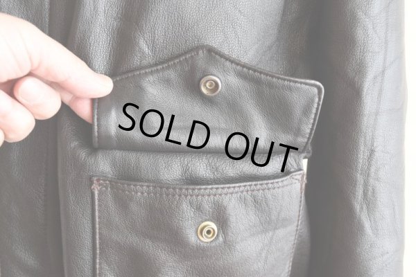 画像14: 1980s PROTECH INC A-2フライトレザージャケット　 "MADE IN USA"　 表記44 