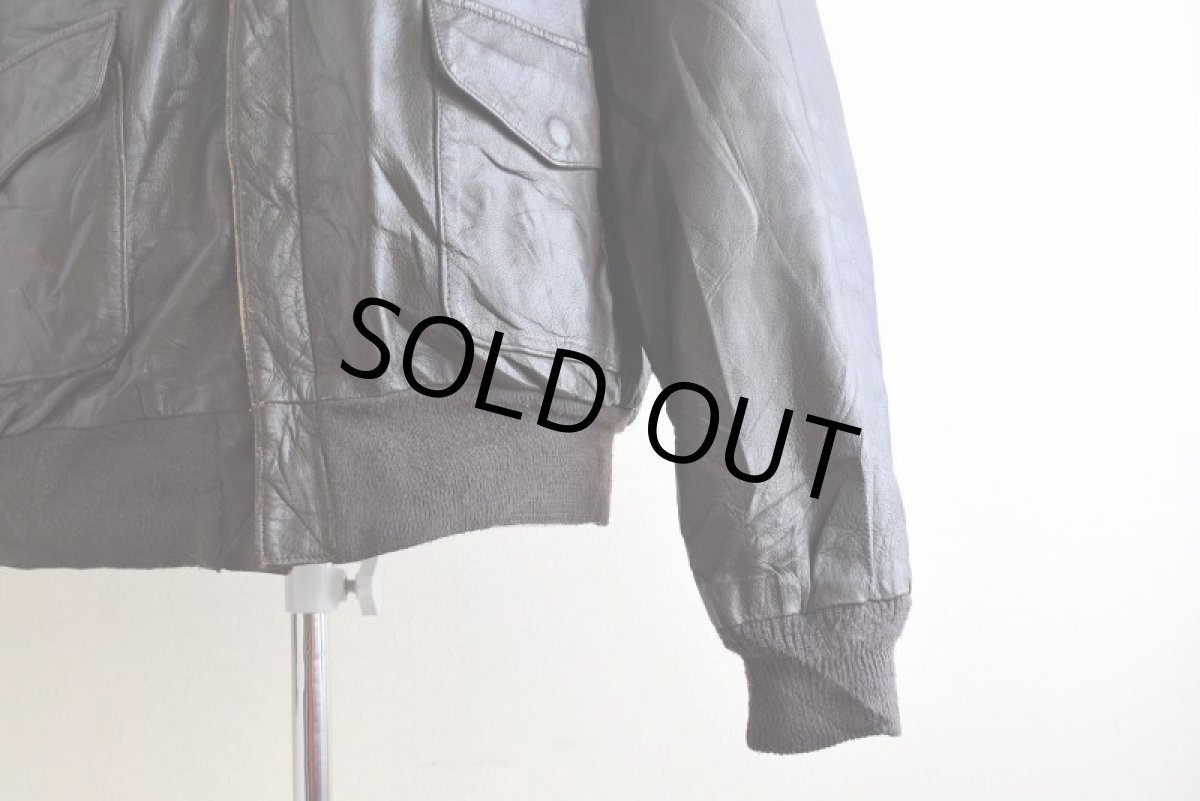 画像11: 1980-90s COOPER A-2フライトレザージャケット　 "MADE IN USA"　 表記48R  (11)