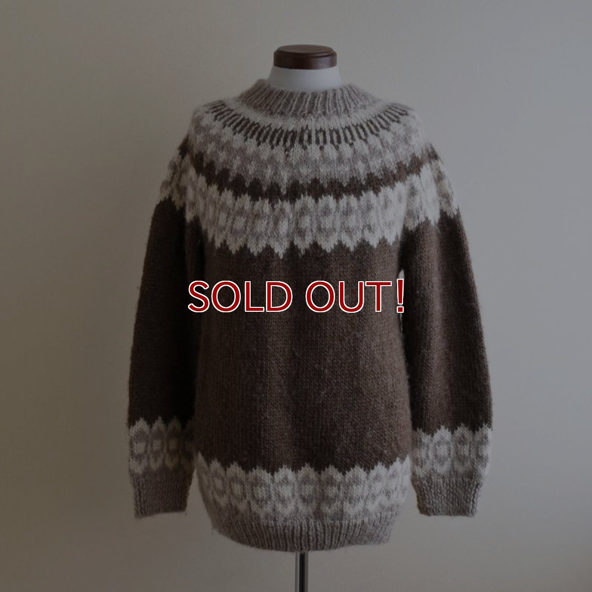 画像1: MURRAY BROTHERS ノルディックセーター　 "MADE IN SCOTLAND"　 実寸L  (1)