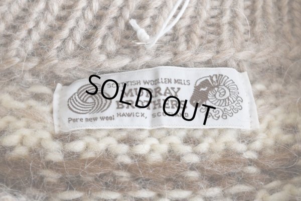 画像5: MURRAY BROTHERS ノルディックセーター  "MADE IN SCOTLAND"  実寸L