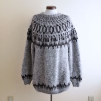 ノルディックセーター　 "WOOL×MOHAIR"　 実寸L〜 