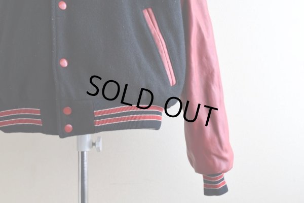 画像12: 1990s RENNOC 袖レザースタジャン　 "MADE IN USA"　 表記L 