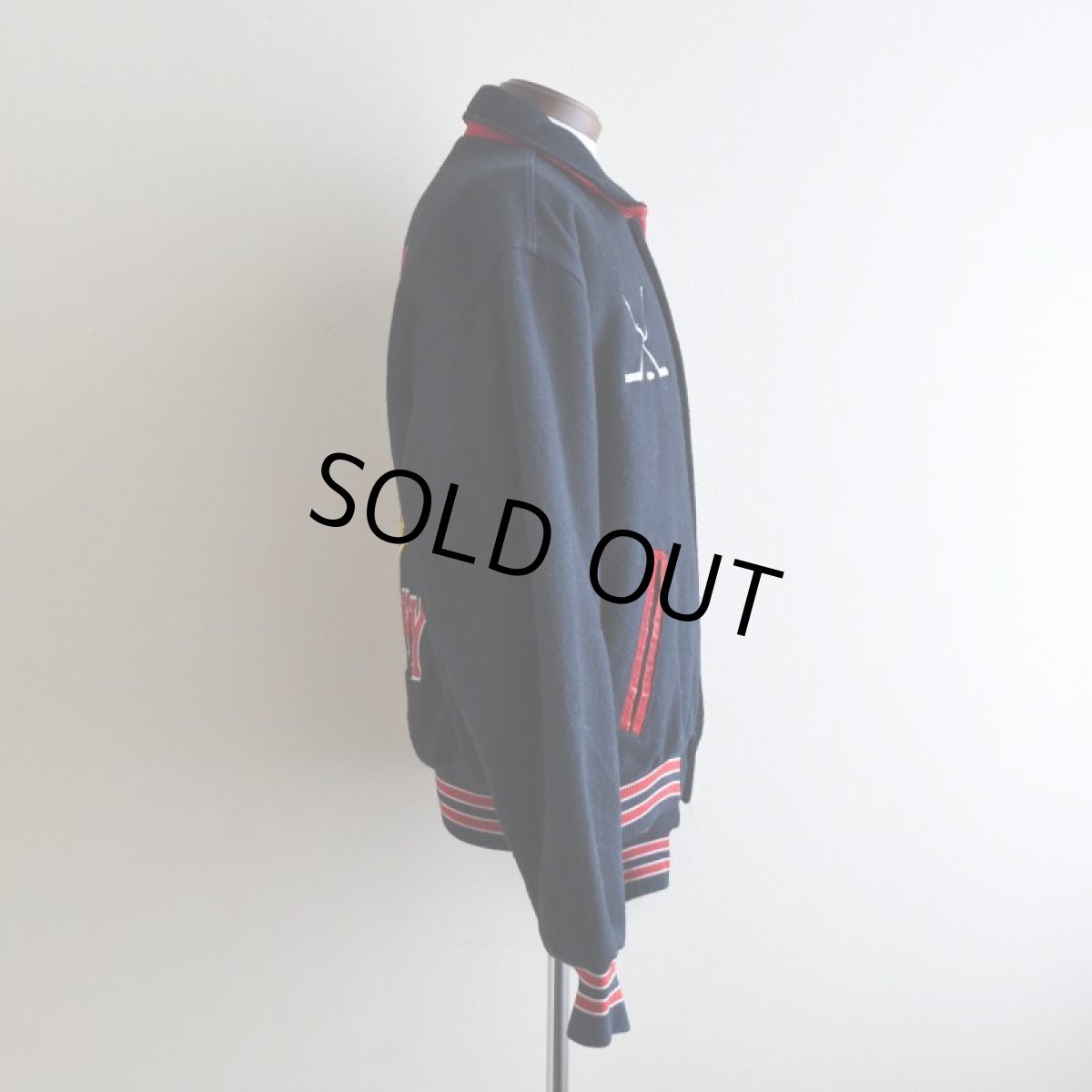 画像4: 1990s RENNOC メルトンスタジャン　 "MADE IN USA"　 表記L  (4)