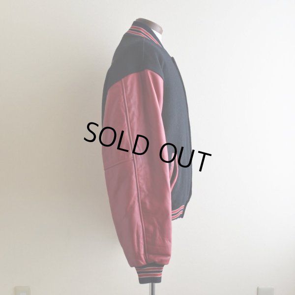 画像4: 1990s RENNOC 袖レザースタジャン　 "MADE IN USA"　 表記L 