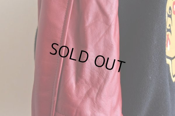 画像16: 1990s RENNOC 袖レザースタジャン　 "MADE IN USA"　 表記L 