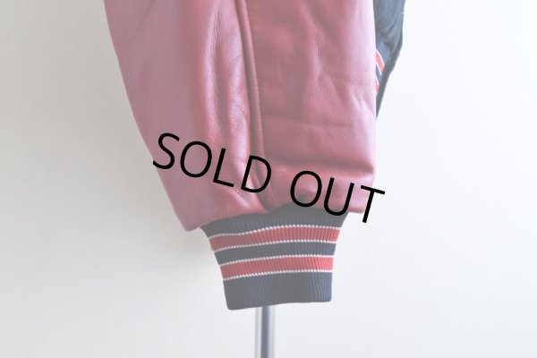 画像13: 1990s RENNOC 袖レザースタジャン　 "MADE IN USA"　 表記L 