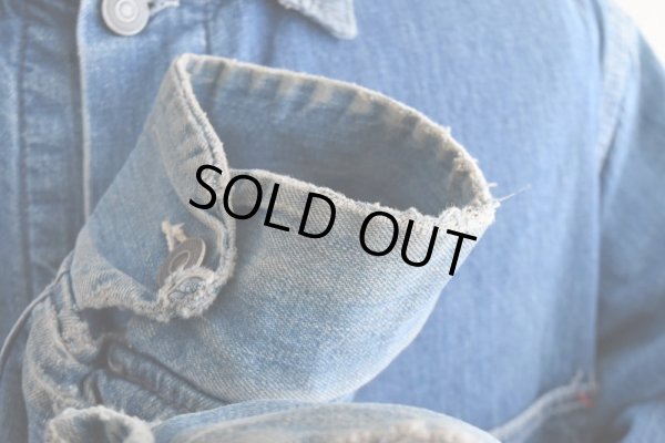 画像19: 1970s SEARS デニムカバーオール　 "ブランケットライナー"　 実寸ML 