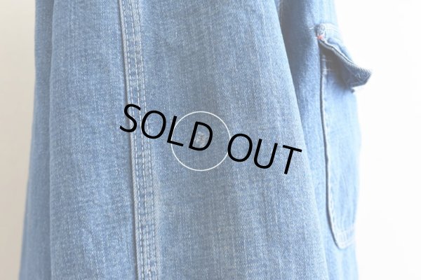 画像18: 1970s SEARS デニムカバーオール　 "ブランケットライナー"　 実寸ML 