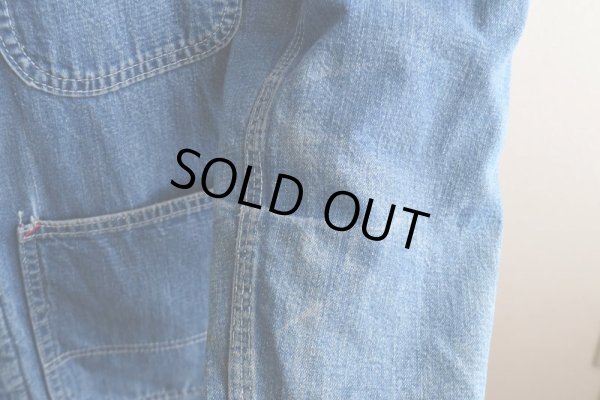 画像17: 1970s SEARS デニムカバーオール　 "ブランケットライナー"　 実寸ML 